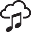 Ikona za strimovanje muzike