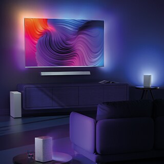 Philips 8506 Performance Series TV + soundbar + wifi-speakers