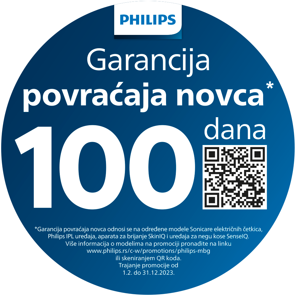 Sonicare 100 dana povrat novca