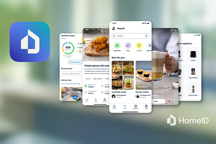 HomeID: Saznajte prednosti i sve karakteristike svog aparata i otkrijte nove recepte poput onih u kafeteriji u našoj aplikaciji HomeID.
